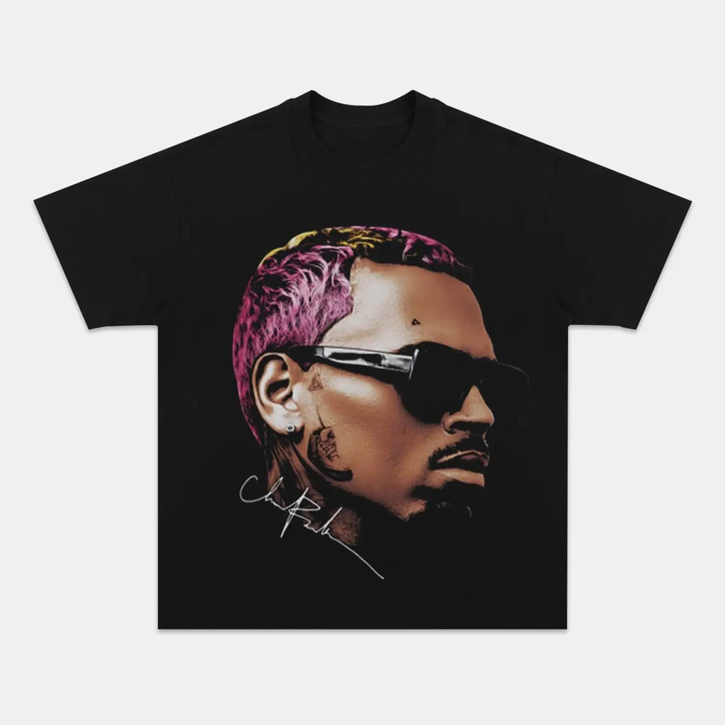 2024 Chris Brown V1 Vintage T-Shirt Chris Brown Merch Best Gifts For Music Lovers-1