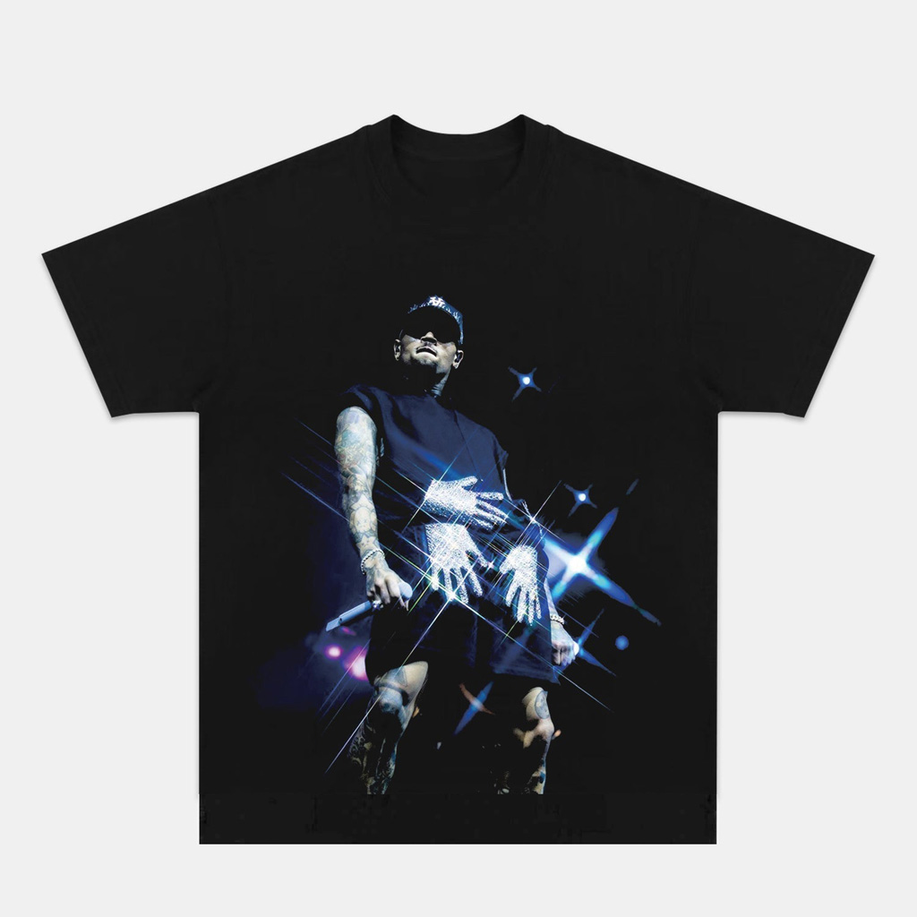 2024 Chris Brown V2 Graphic T-Shirt Chris Brown Merch Gift Ideas For Music Lovers-1