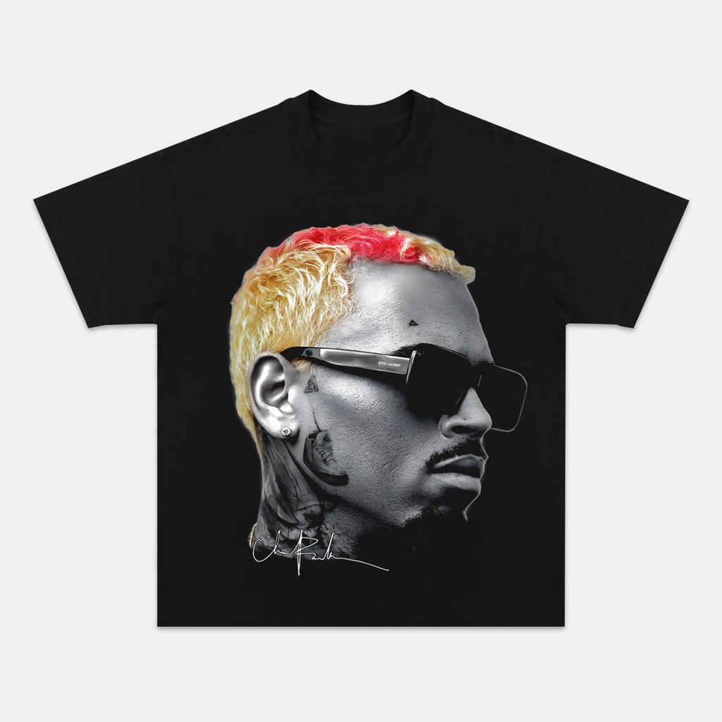 2024 Chris Brown Vintage Graphic T-Shirt Chris Brown Merch Cool Gifts For Music Lovers-1