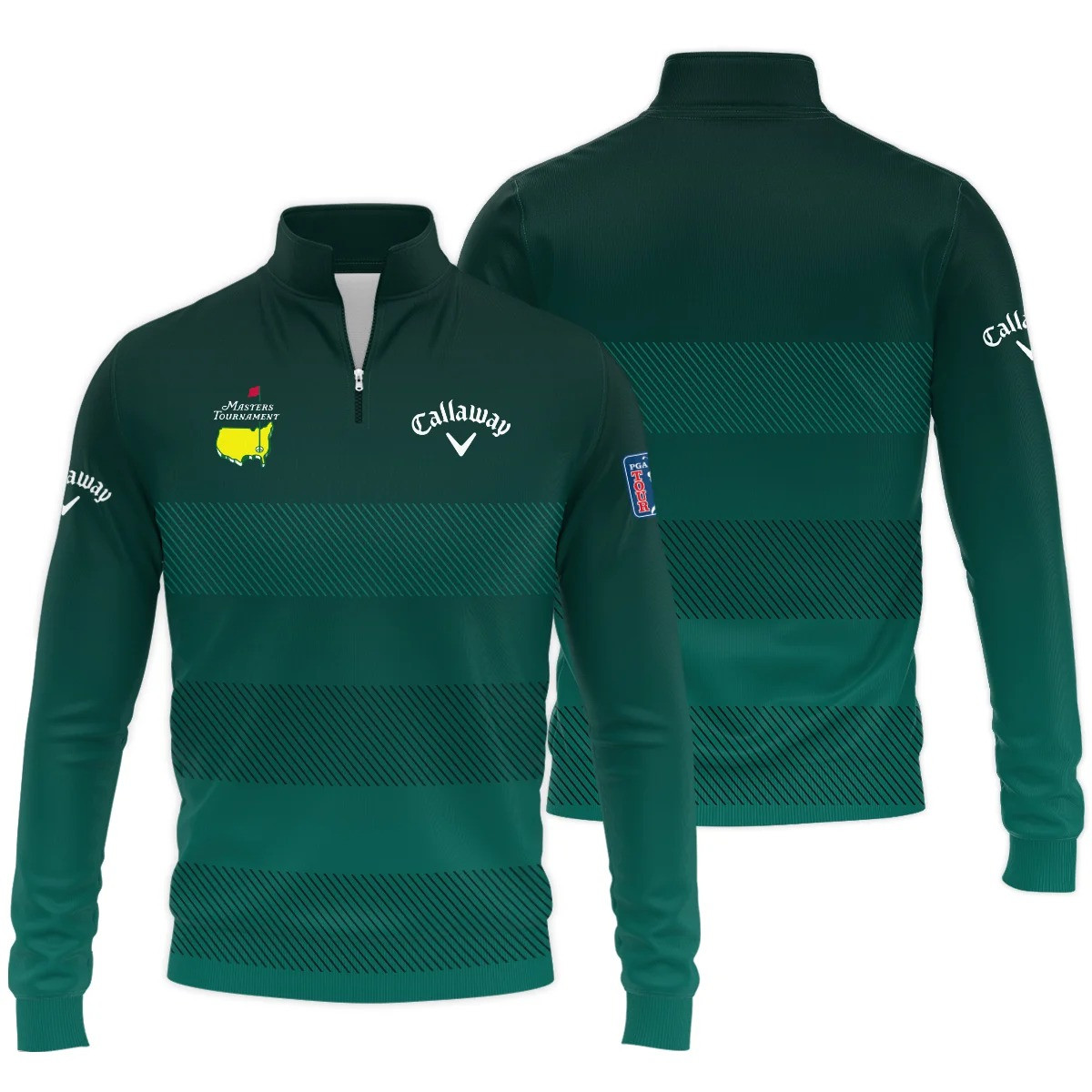 2025 Masters Tournament CallAway Golf Quarter-Zip Shirt Golfers Men's Apparel Gifts-1