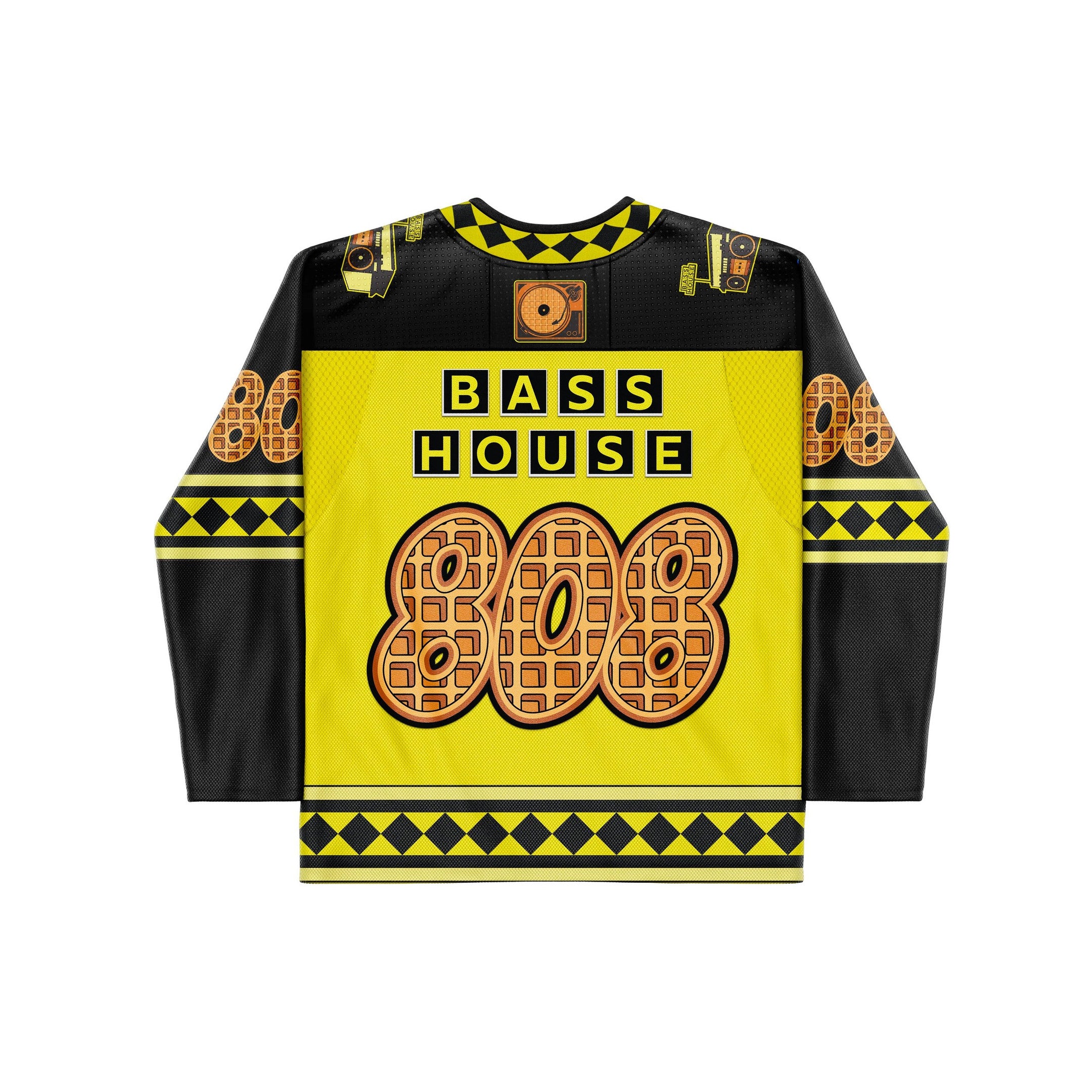 808 Bass House Hockey Jersey Trippy Jersey Music Lovers Gift Ideas For Best Friends-1