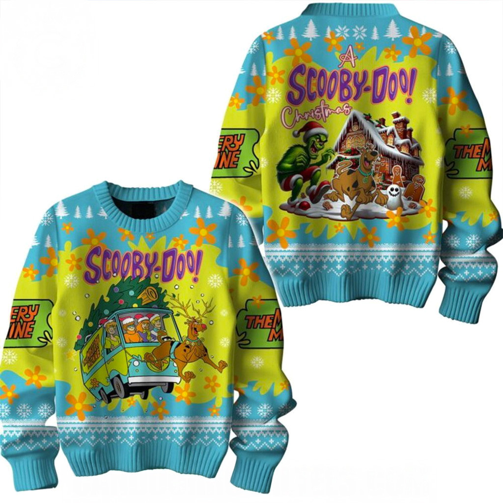 A Scooby Doo Christmas Sweater Christmas Gifts For Boyfriend-1