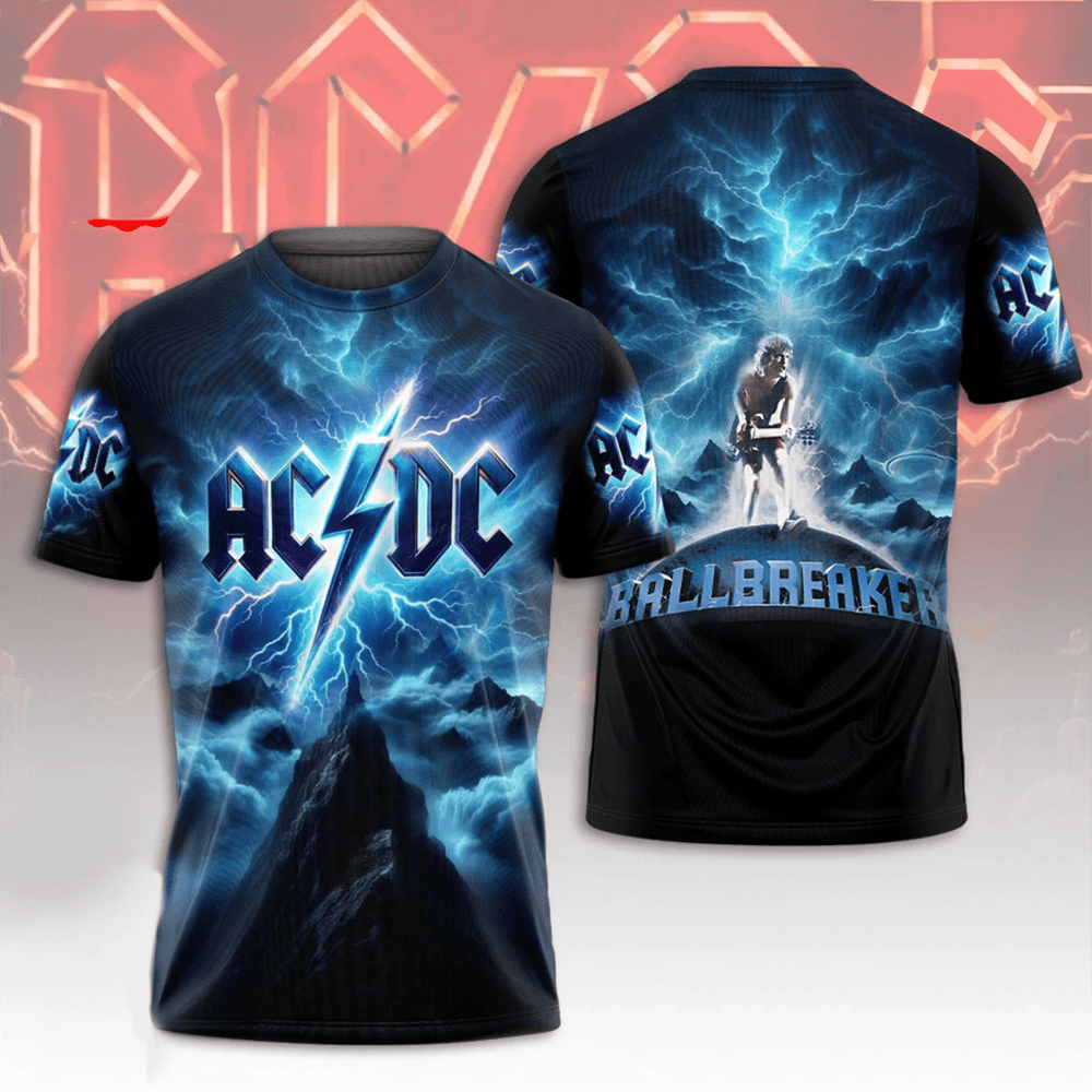 ACDC Ball Breaker 2025 T-Shirt ACDC 2025 Tour Merch Hard Rock Lovers Gifts For Fans-1