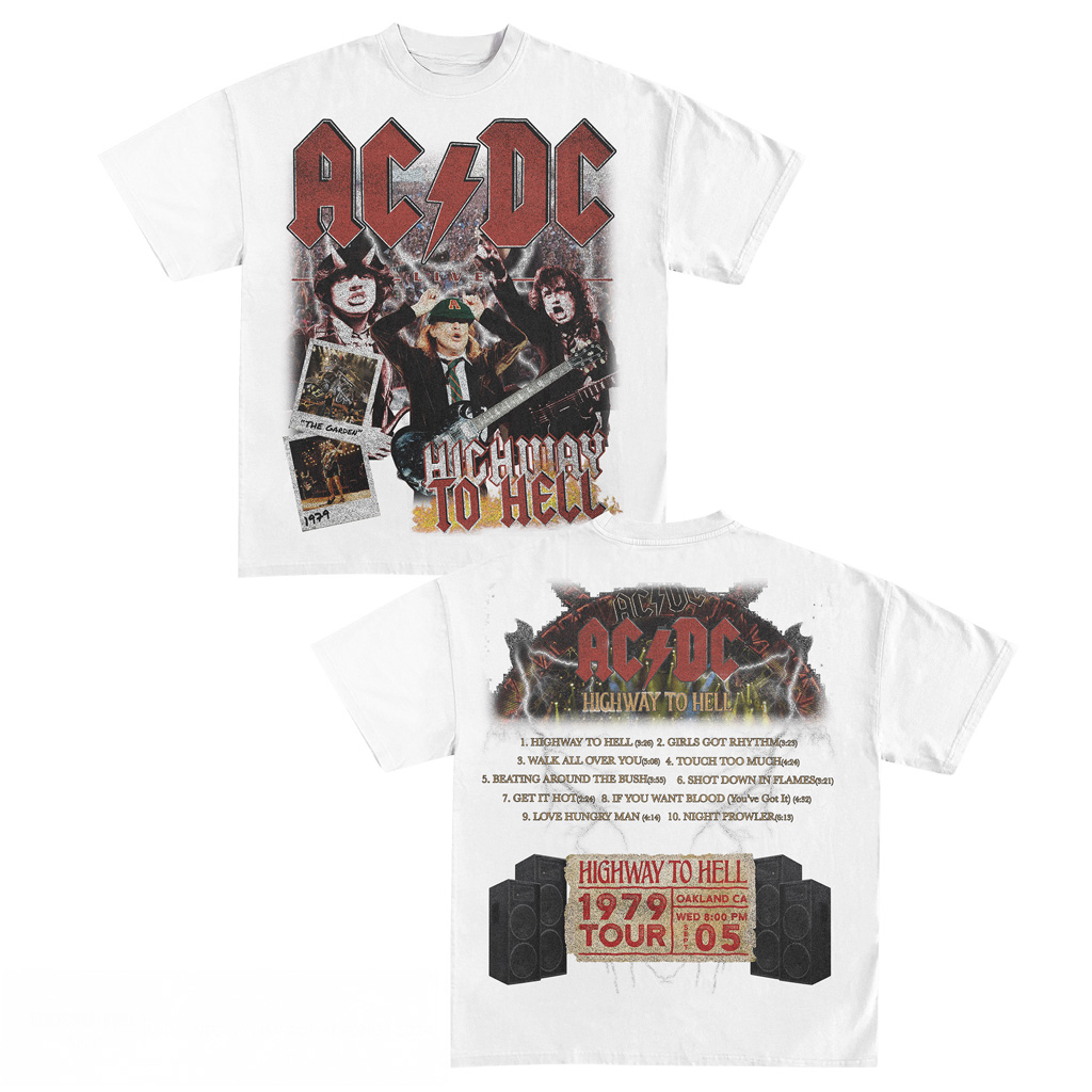 ACDC Highway To Hell T-Shirt ACDC Merch Gifts For Music Fans-1