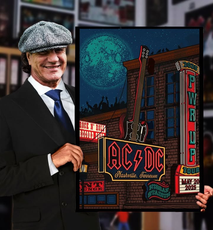 AC'DC PWR Power Up In Nashville Tennessee Tour Merch Poster 2025 Decor Gifts For Fans-1
