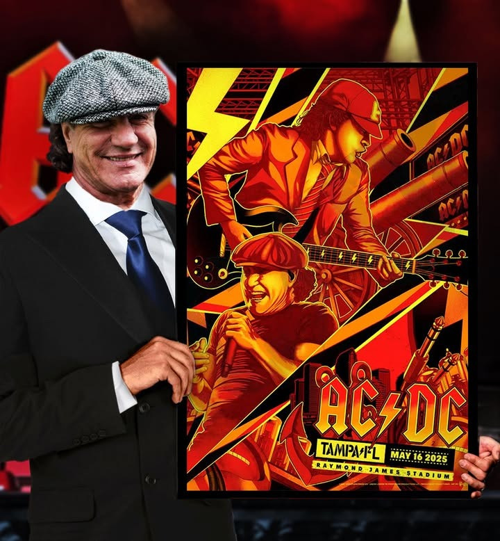 AC'DC Power PWR Up In Tampa 2025 Merch Poster Wall Decor Gifts For ACDC Fans-1