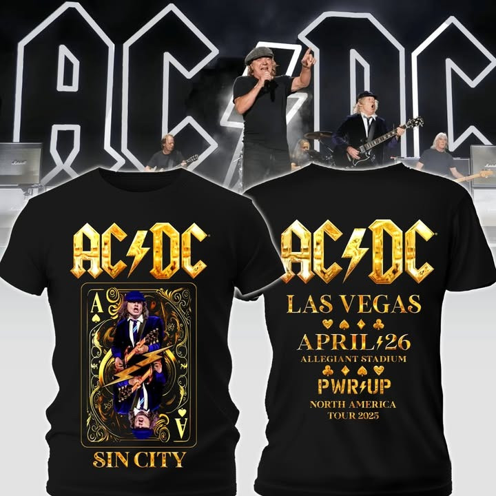 AC/DC Power Up North America Tour 2025 Sin City Las Vegas ACDC Fan Merch Gifts-1