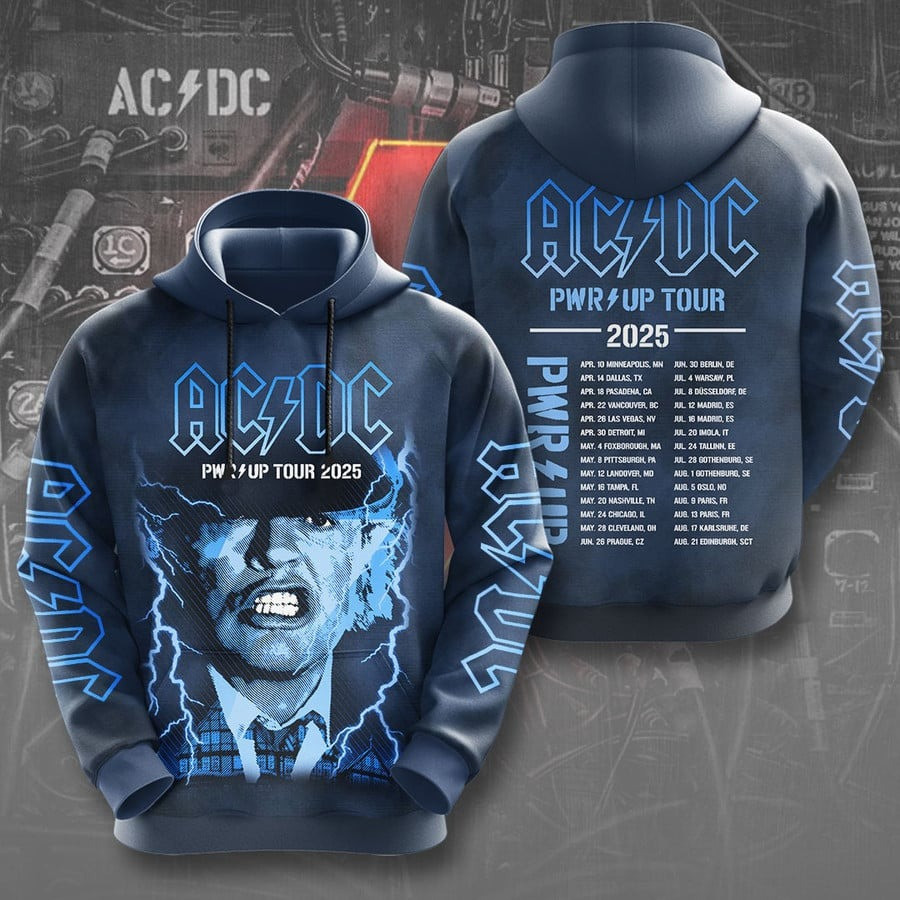 AC'DC Power Up Tour 2025 Shirt AC'DC Pwr Up Tour Merch Gifts For Rocks Fans-1
