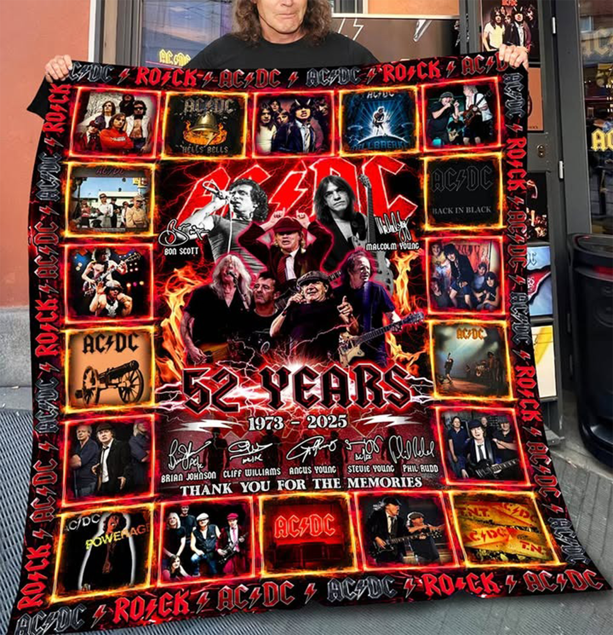 ADCC 52Nd Anniversary Blanket 1973 2025 Thank You For The Memories Blanket ADCD Lovers Gifts-1