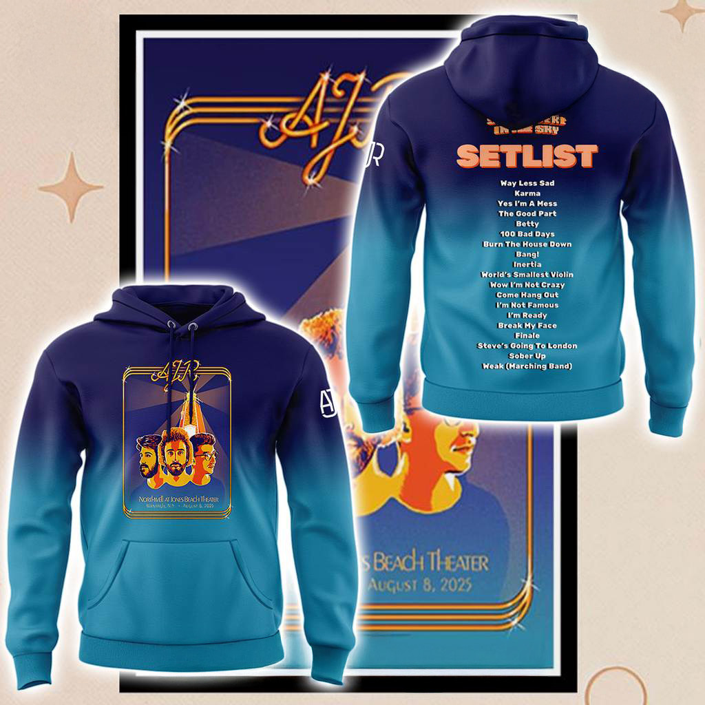 AJR Tour 2025 Setlist Special Hoodie AJR Merch Christmas Gifts For Boyfriend-1