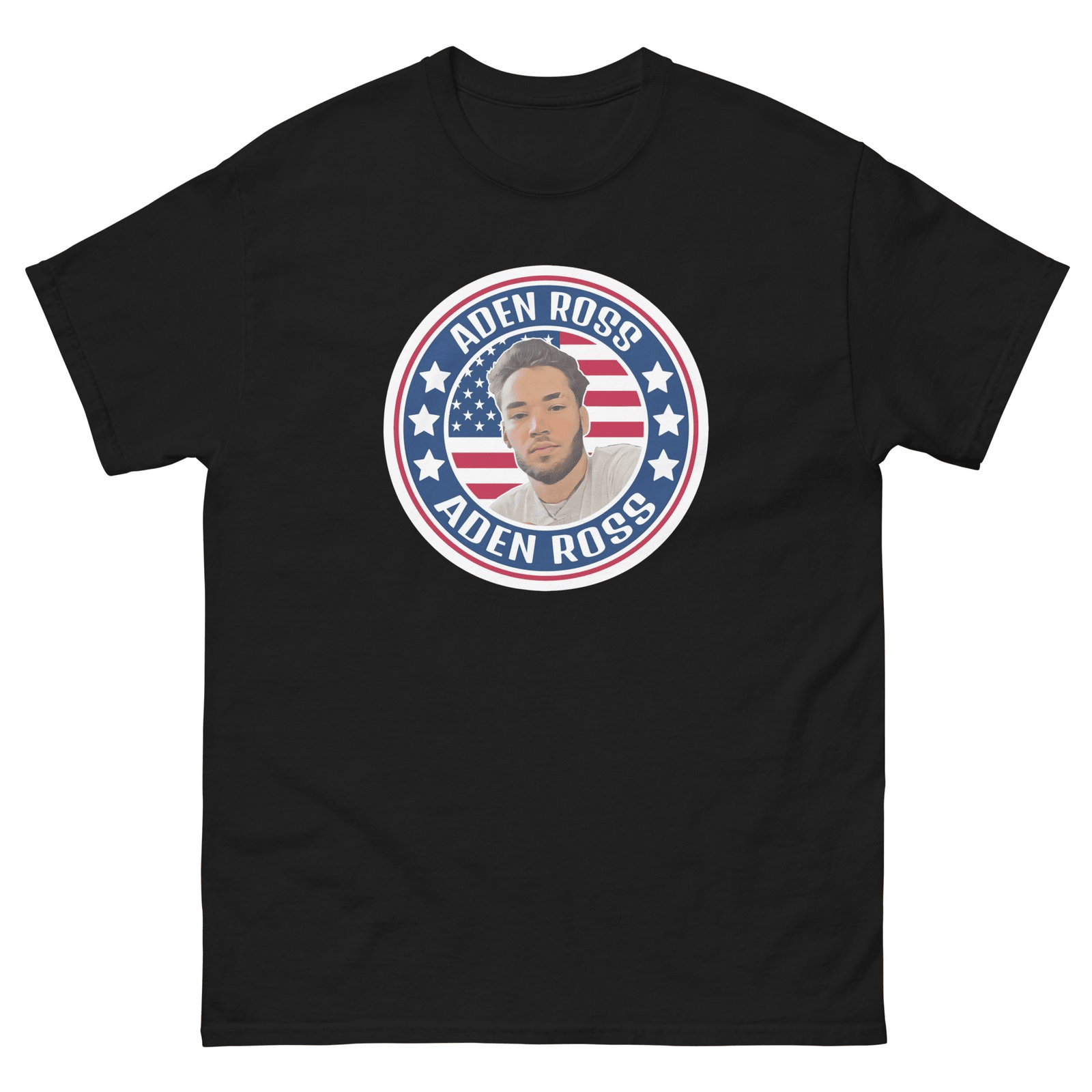 Adin Ross Merch T-Shirt American Flag Adin Ross Tee Shirts Gifts For Fans-1