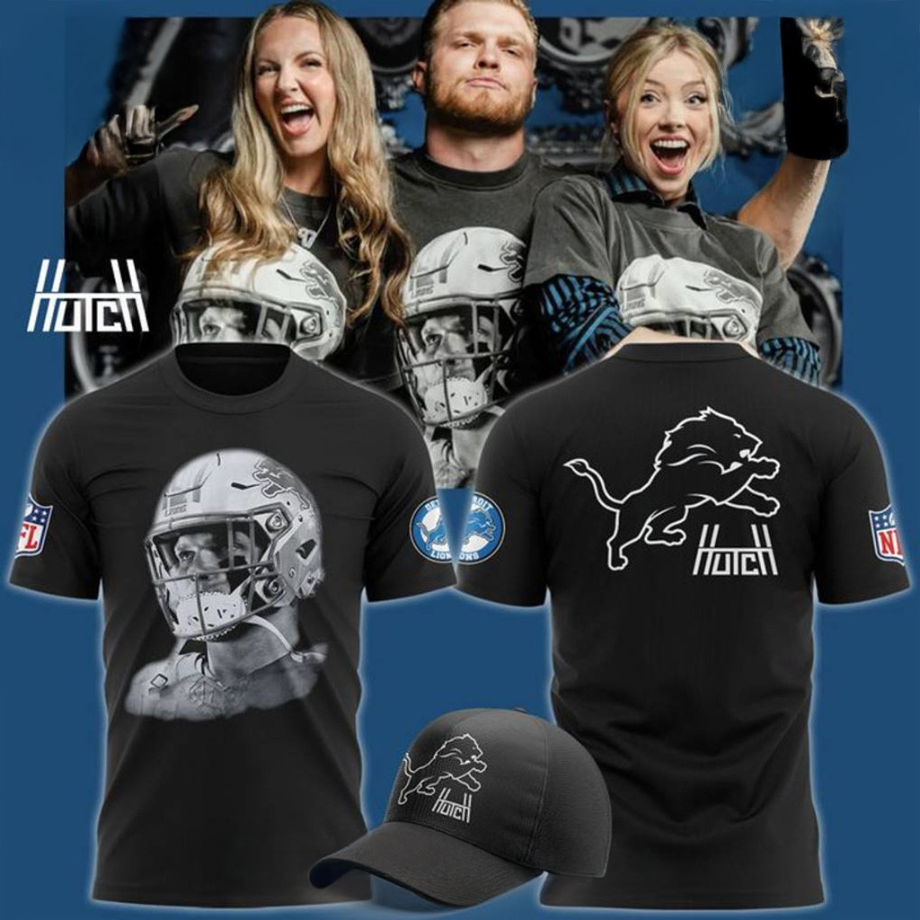 Aidan Hutchinson Charcoal House Of Hutch x Detroit Lions Game Face Shirt Dad Christmas Gifts-1