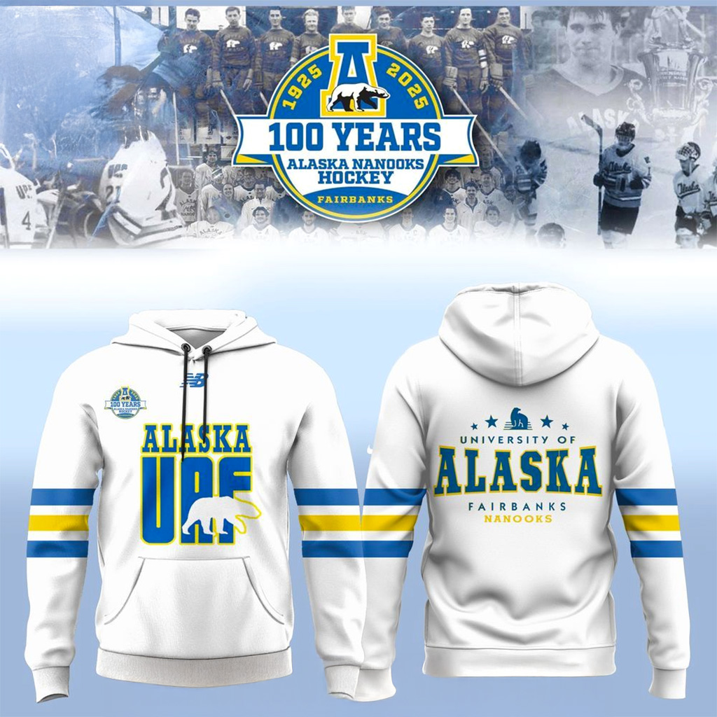 Alaska Nanooks Hockey 100th Anniversary Commemorative Hoodie Fan Merch Gift For Brother-1 Alaska Nanooks Hockey 100th Anniversary Commemorative Hoodie Fan Merch Gift For Brother-1