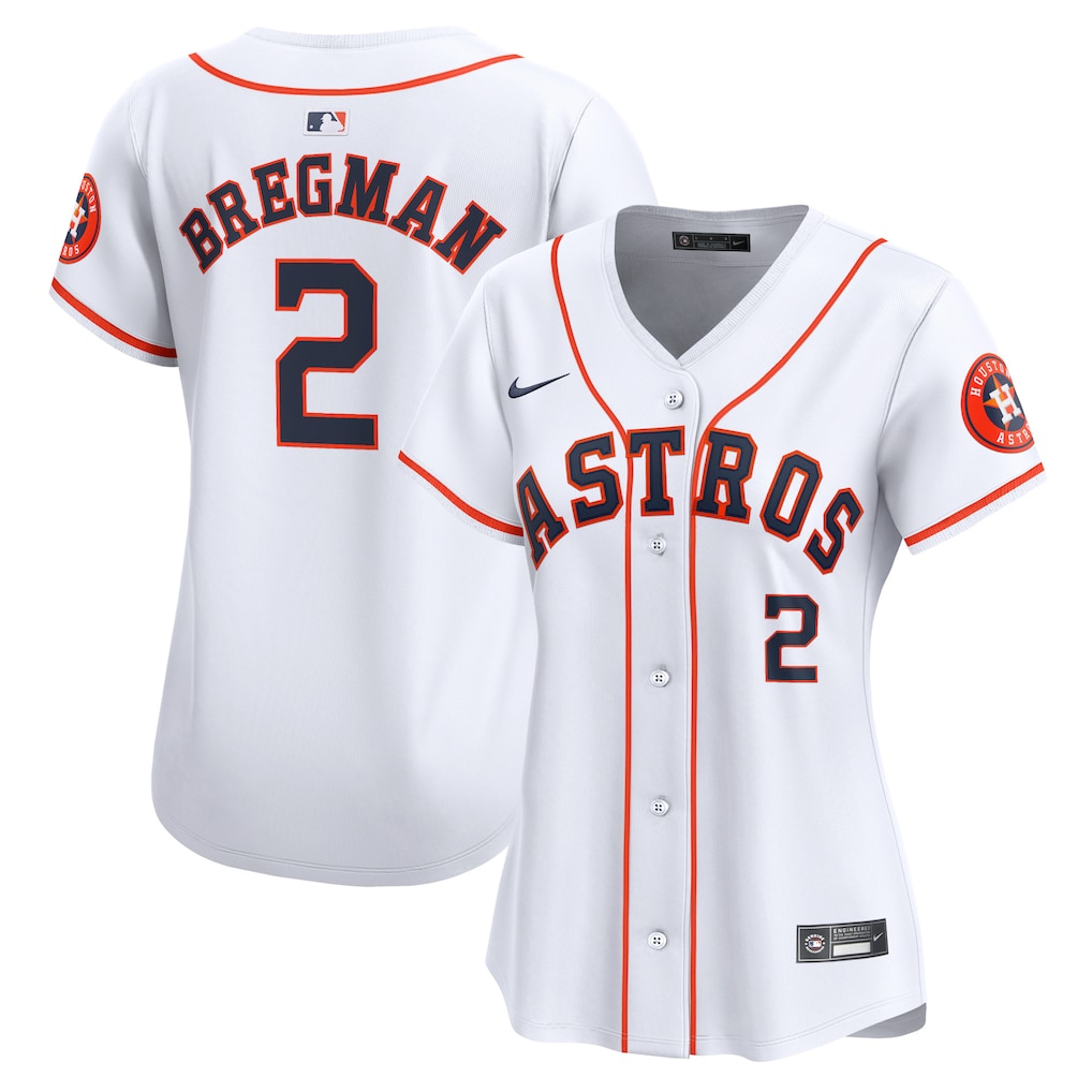 Alex Bregman Houston Astros Nike Women's Home Limited Player Jersey - White-1