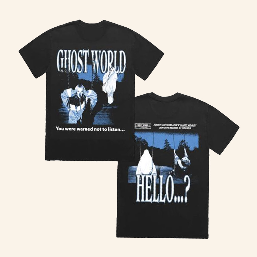 Alison Wonderland Merch Ghost World T-Shirt Gifts For Fans-1