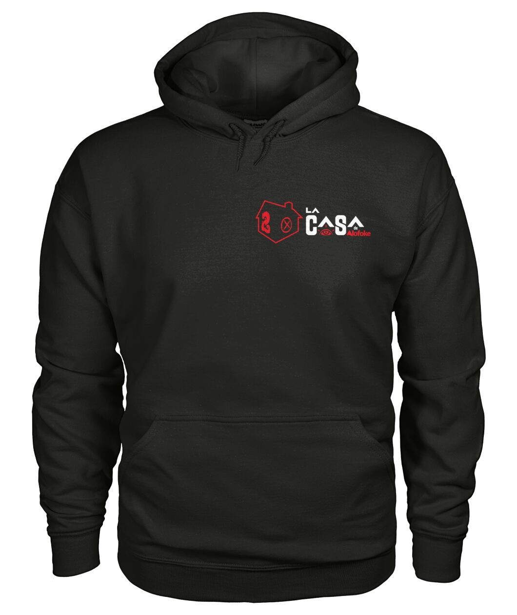 Alofoke Merch La Casa 2 Black Hoodie Best Gifts For Alofoke Lovers-1