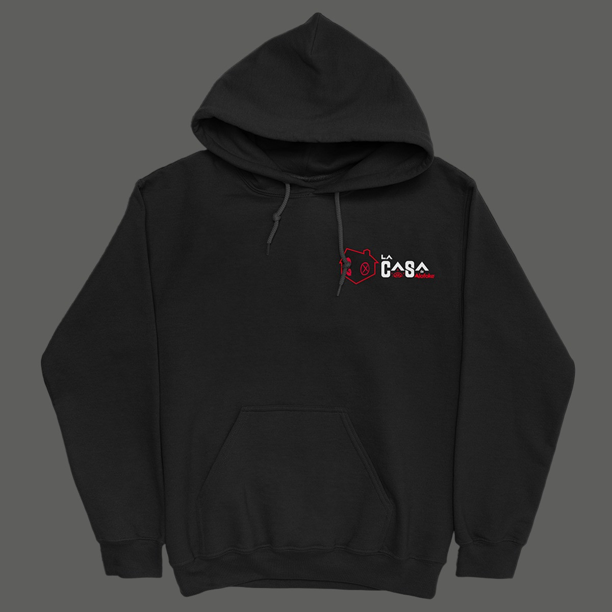 Alofoke Merch La Casa 2 Black Hoodie Christmas Gifts For Alofoke Lovers-1