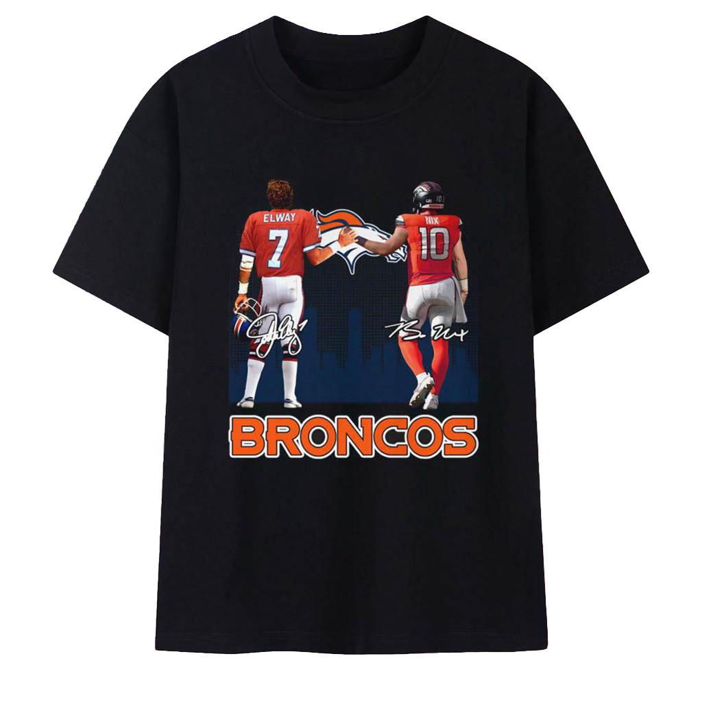 Always And Nix Broncos Graphic Signature 2025 T-Shirt Denver Broncos Merch Gifts For Fans-1