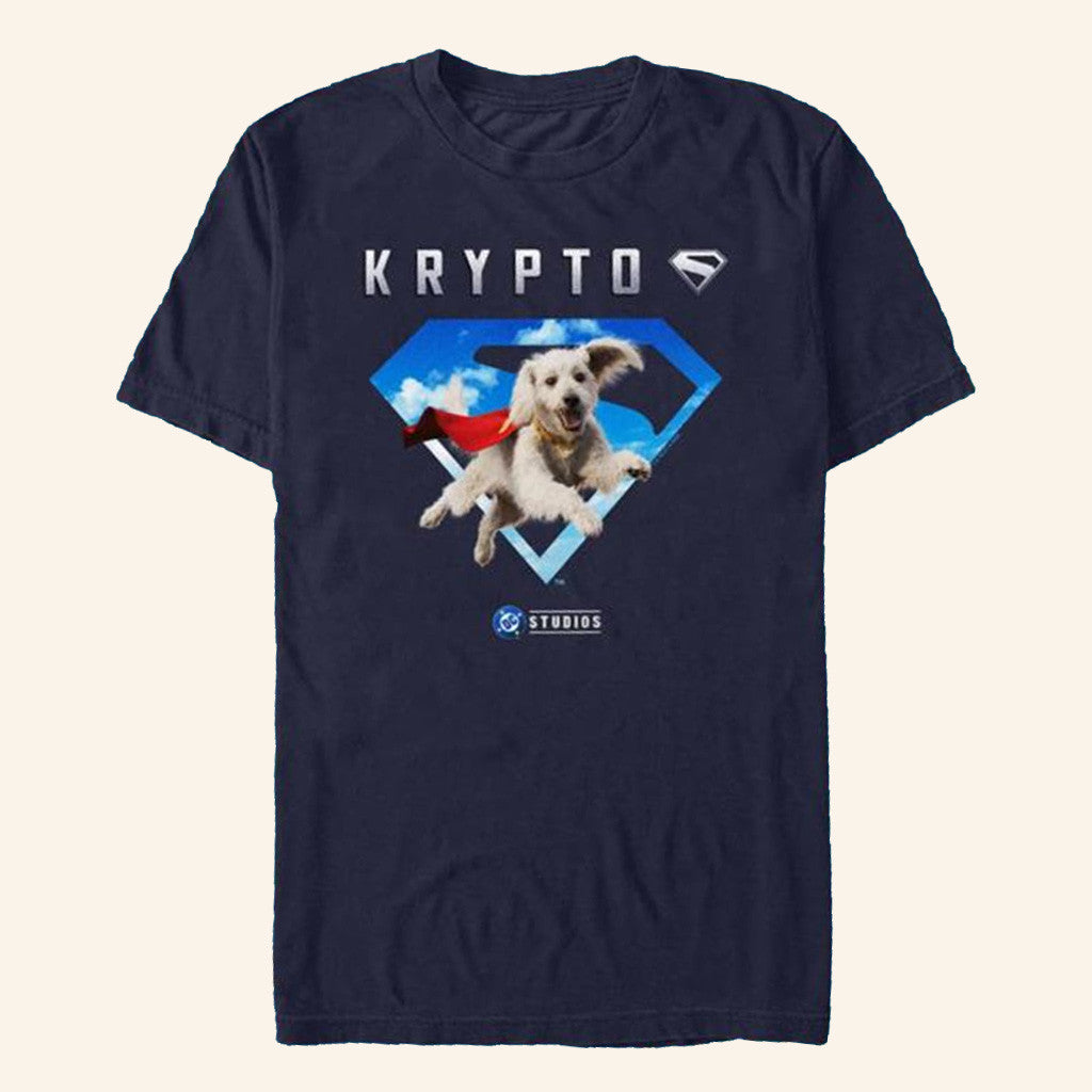 Amctheatres Merch Superman 2025 Movie Krypto In Sky Logo T-Shirt Gift Ideas For Boyfriend-1