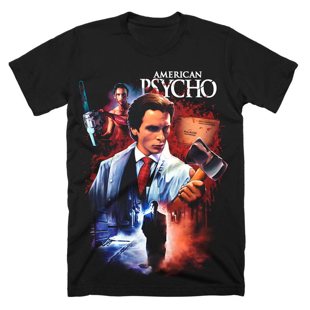 American Psycho Utterly Insane T-Shirt Merch Scary Horror Film Fan Gifts Halloween Ideas-1