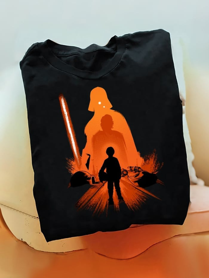 Anakin Skywalker And Darth Vader T-Shirt Cool Unique Star Wars Gifts For Fans-1