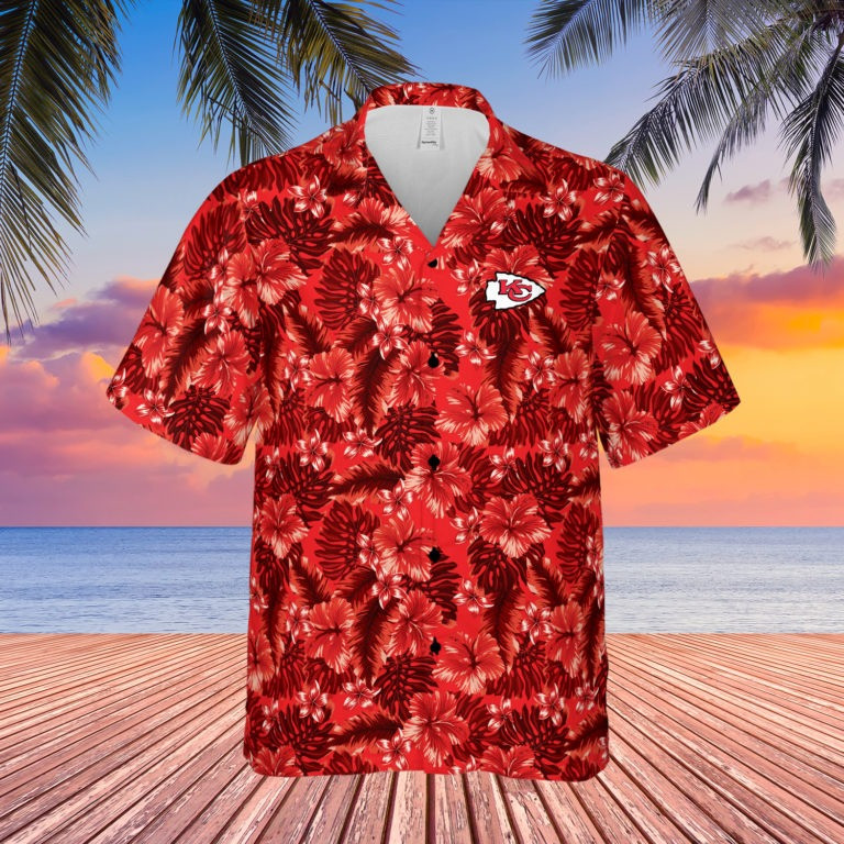 Andy Reid Hawaiian Shirt Kansas City Chiefs Merch Presents For Chiefs Fans-1