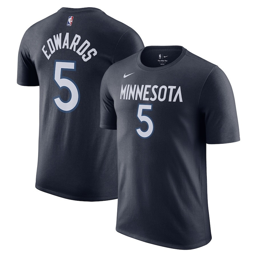 Anthony Edwards T-Shirt Minnesota Timberwolves Basketball Father's Day Gifts For Fans-1