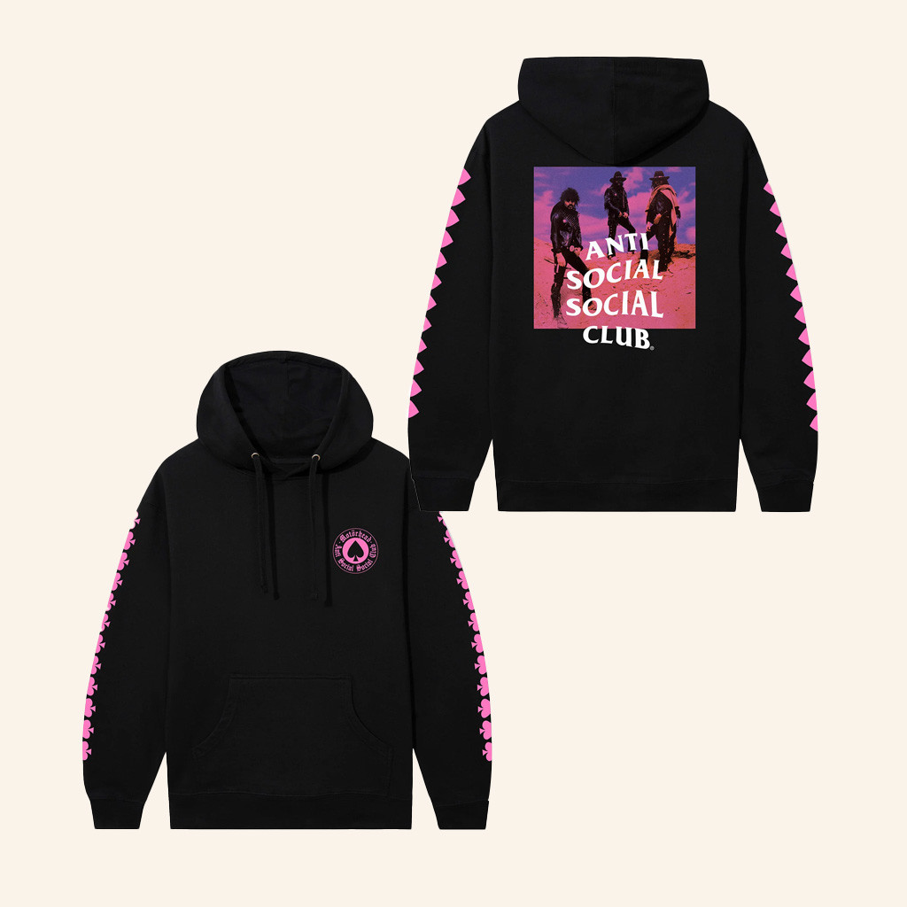 Anti Social Social Club Merch ASSC X Motorhead Aces Forever Hoodie Gifts For Fans-1