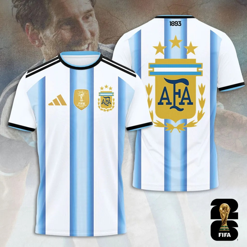 Argentina National Team World Cup 2026 Apparel Shirt Fan Merch Christmas Gift Ideas For Him-1
