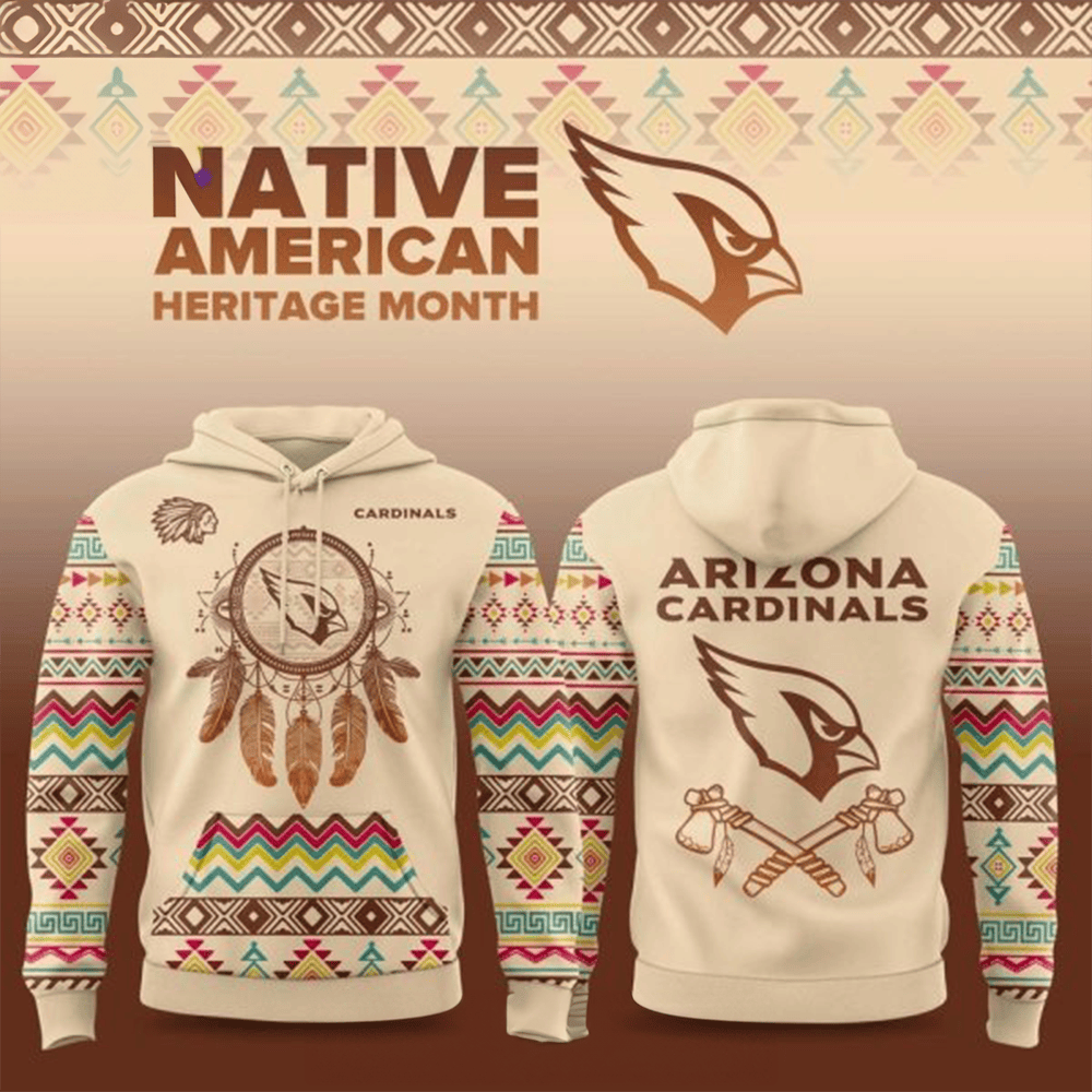 Arizona Cardinals Native American Heritage Month 2025 Hoodie Indigenous Rights Apparel Gifts-1