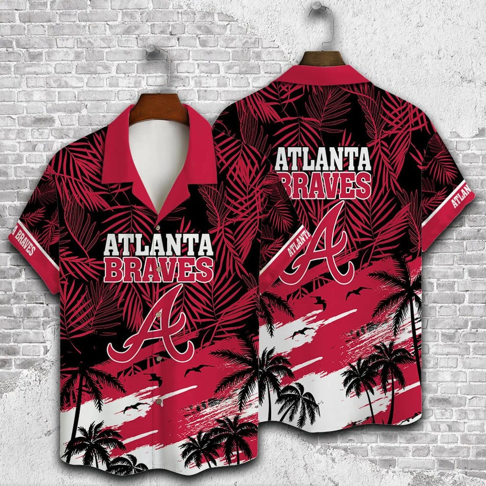 Atlanta Braves Hawaiian Shirt Men's Aloha Shirt Best Gifts For Atlanta Braves Fans-1