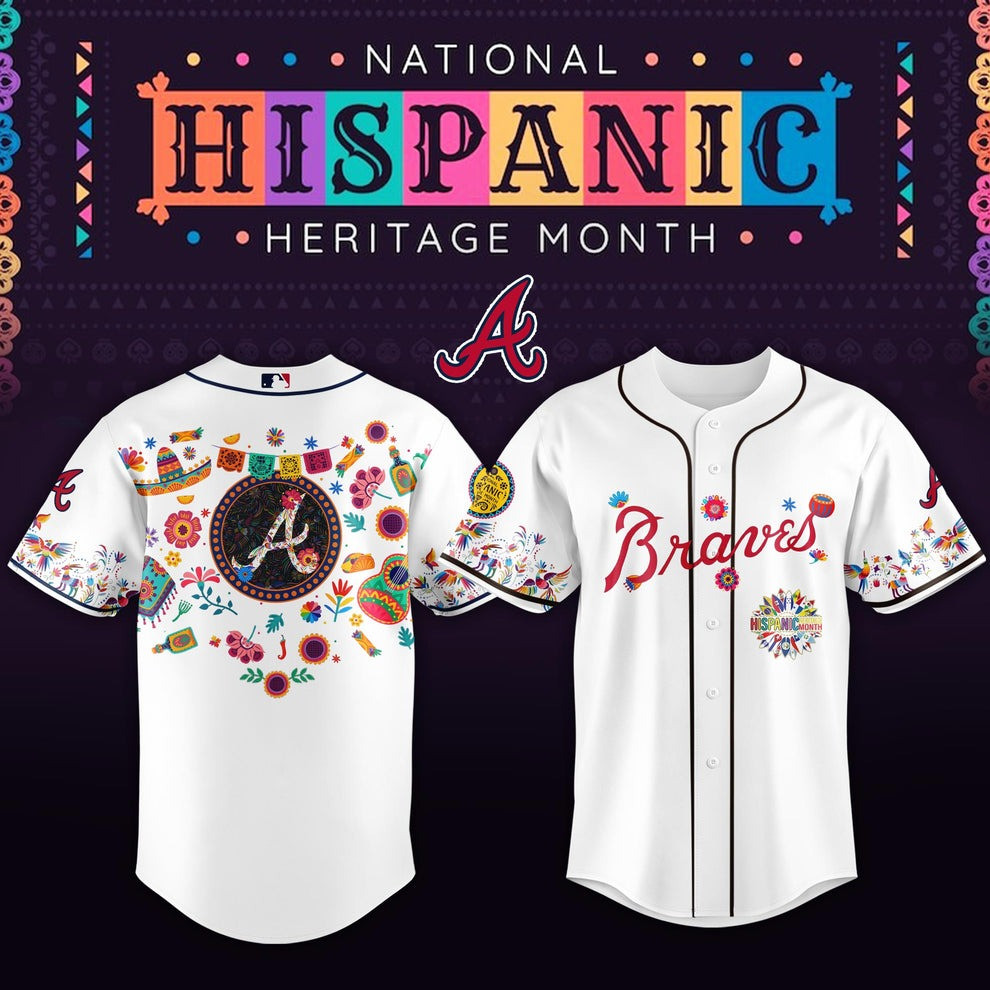 Atlanta Braves X Hispanic Heritage Month Jersey MLB Merch Baseball Spanish Fan Gifts-1 Atlanta Braves X Hispanic Heritage Month Jersey MLB Merch Baseball Spanish Fan Gifts-1