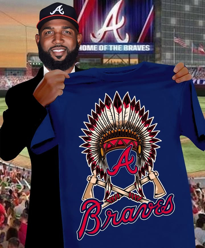 Atlanta Braves x Native American Heritage T-Shirt Best Gifts For Atlanta Braves Fans-1 Atlanta Braves x Native American Heritage T-Shirt Best Gifts For Atlanta Braves Fans-1