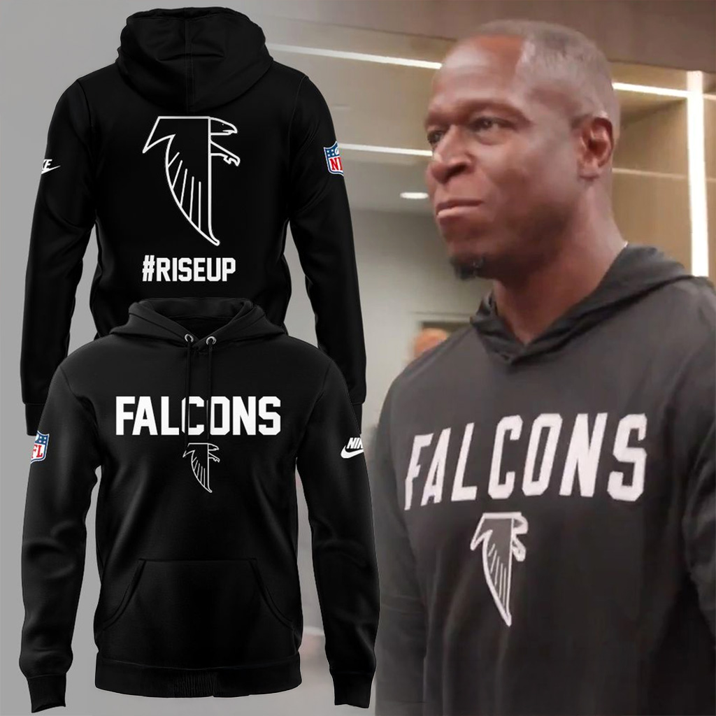 Atlanta Falcons Throwback Logo Hoodie Falcons Merch Christmas Gifts For Him-1