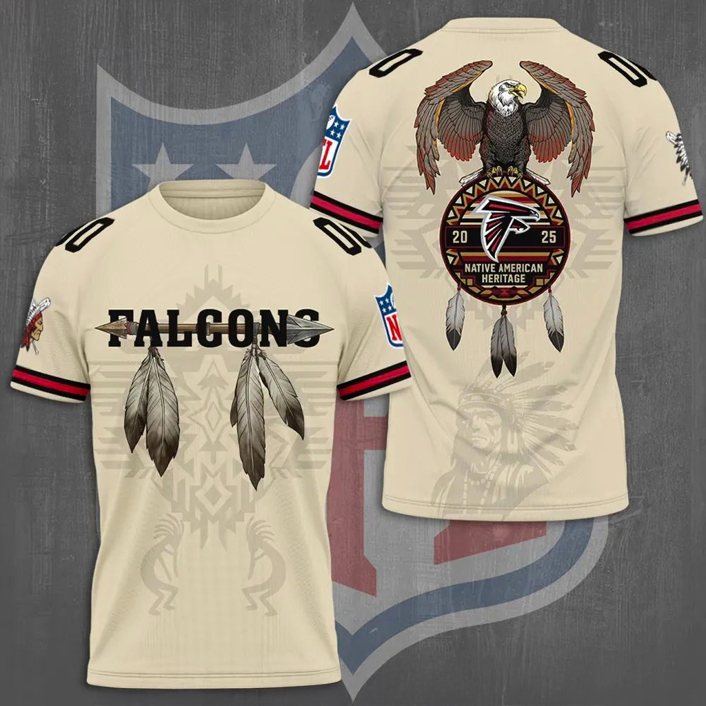 Atlanta Falcons X Native American Heritage Shirt Atlanta Falcons Merch Gift For Fans-1