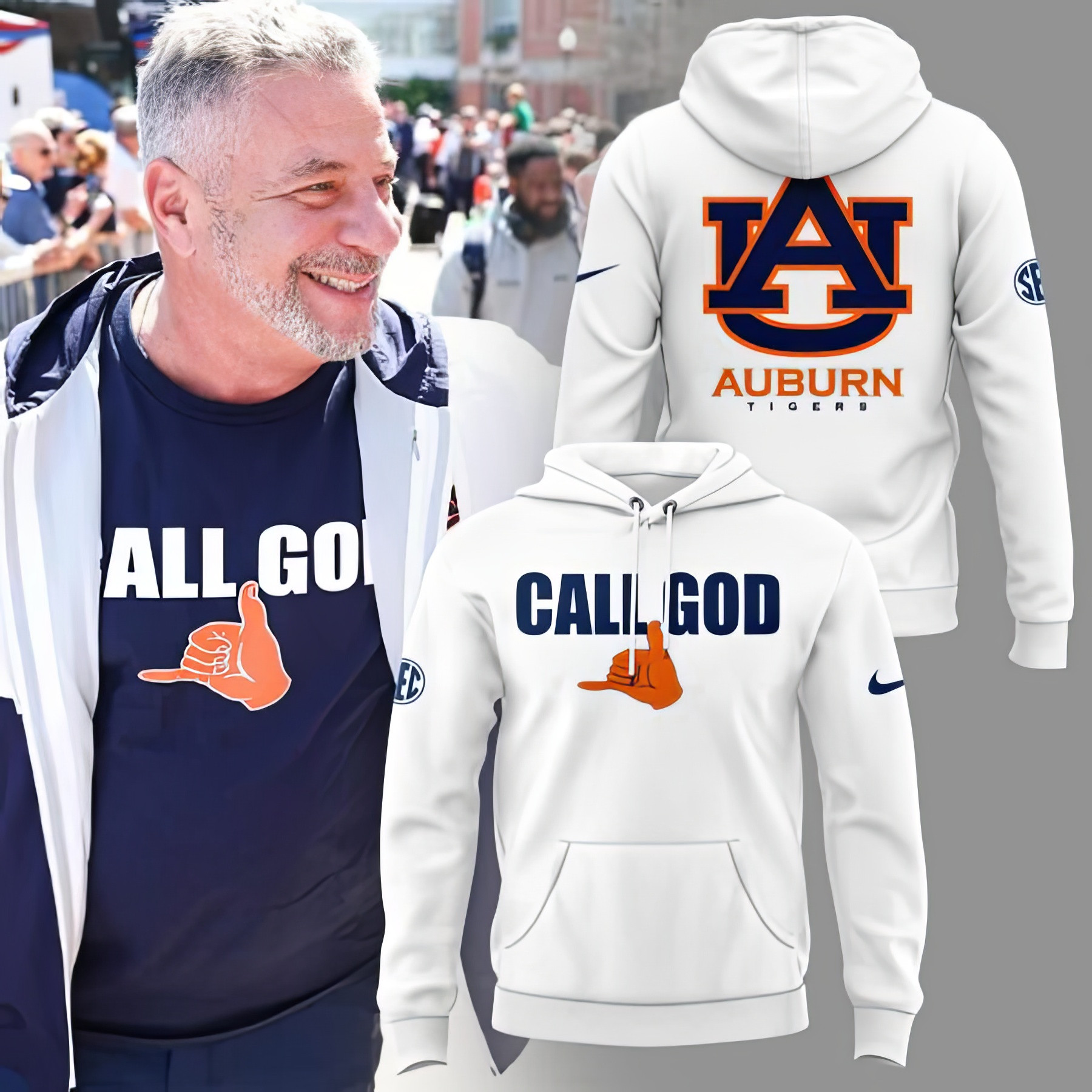 Auburn Tigers Basketball Call God Hoodie Best Gifts For Auburn Fans Father's Day-1