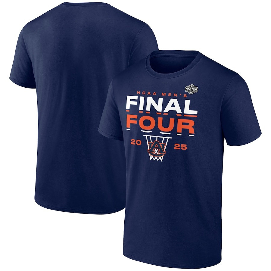 Auburn Tigers Final Four Shirt 2025 NCAA Men's Basketball March Madness Merch Tee Shirts-1