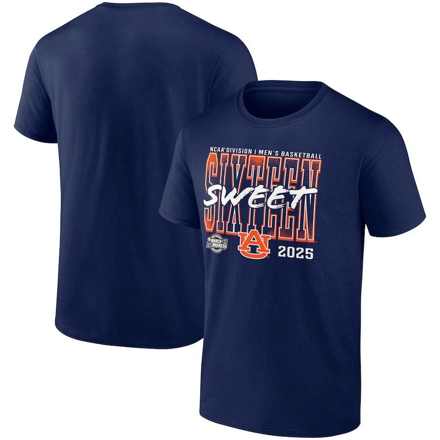 Auburn Tigers Final Four Shirt 2025 NCAA Men's Basketball March Madness Sweet 16 Sixteenth-1