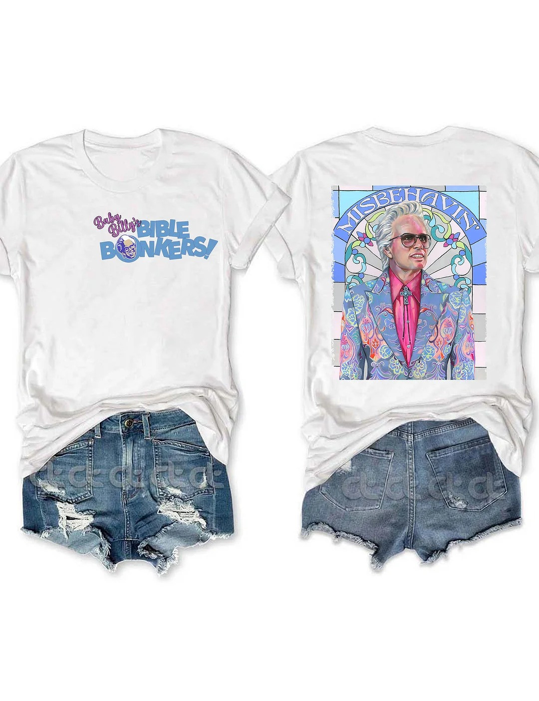 Baby Billy Misbehavin Bonkers Women's T-Shirt The Righteous Gemstones Merch Fan Gifts-1