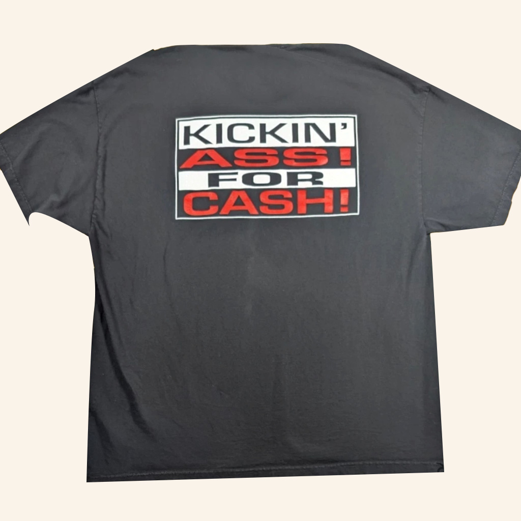 Back In Business Kickin Ass For Cash WWE Apa Protection T-Shirt Gifts For Dad-1