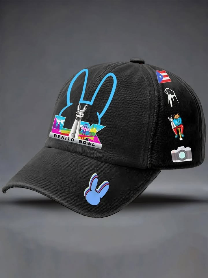 Bad Bunny Benito Bowl Hat Super Bowl Halftime Show Merch Bad Bunny Merch Gifts For Fans-1