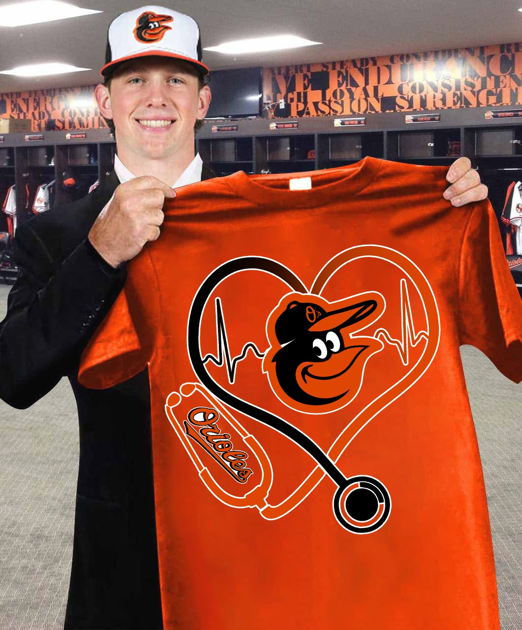 Baltimore Orioles Nurses Night T-Shirt Honor Nurses Day Baseball Lover Fan Merch GiftsBaltimore Orioles Nurses Night T-Shirt Honor Nurses Day Baseball Lover Fan Merch Gifts-1