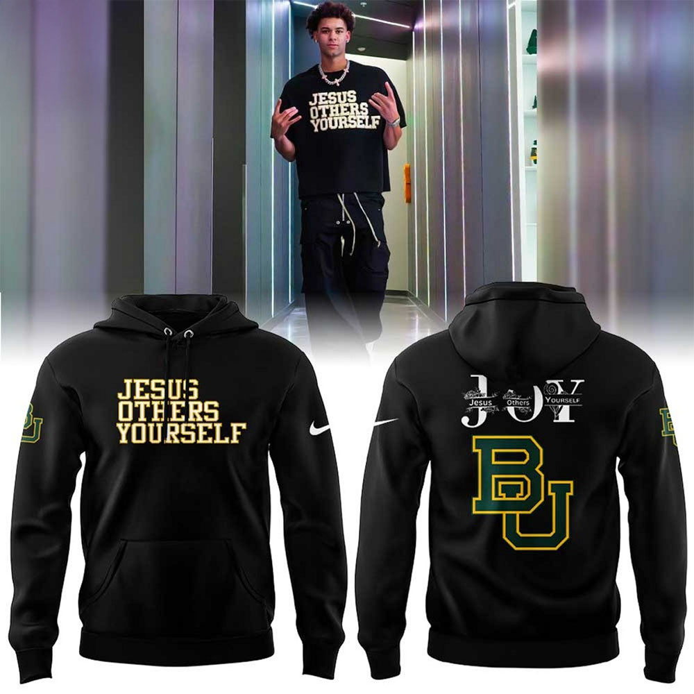 Baylor Bears Jesus Others Yourself Hoodie Baylor Bears Merch Football Game Day Apparel Gifts-1