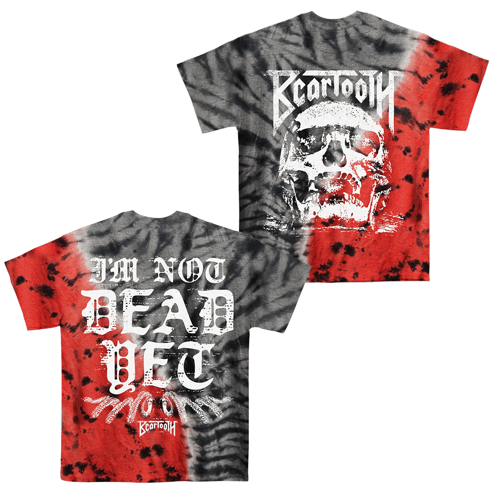 Beartooth Merch Beartooth Skull Tie Dye T-Shirt Unique Dad Gifts For Father's Day Gifts For BFF-1