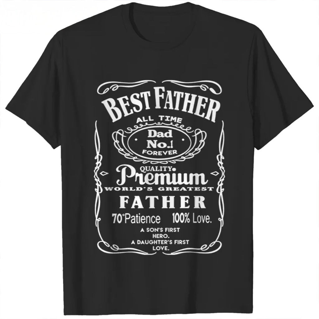 Best Father Dad World's Greatest No 1 T-Shirt Christmas Gift Ideas For Dad-1