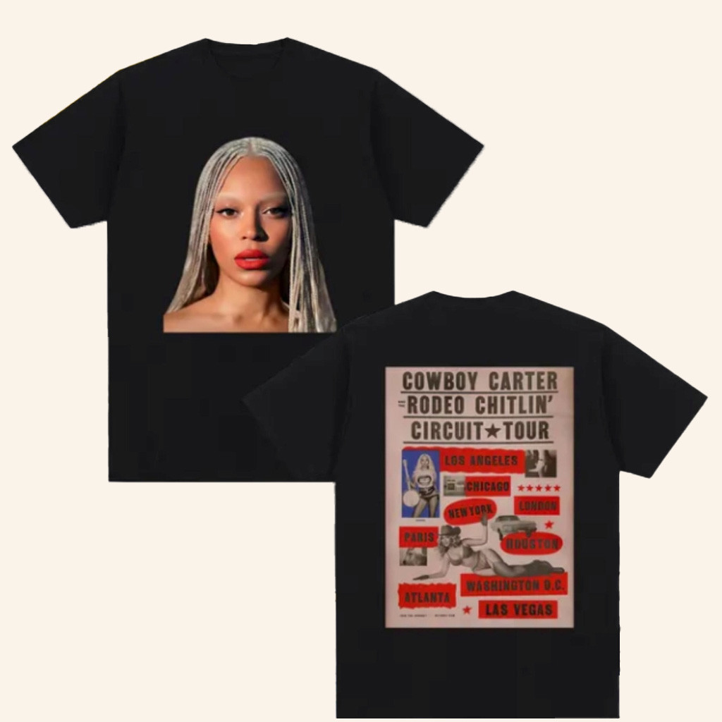 Beyonce Cowboy Carter Chitlin Circuit 2025 Tour Shirt Gifts For Music Lovers-1