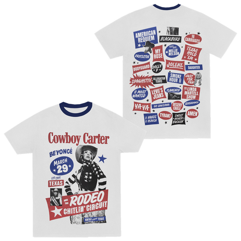 Beyonce Cowboy Carter Tour Merch T-Shirt Beyonce Cowboy Carter Concert Shirt Fan Gifts-1