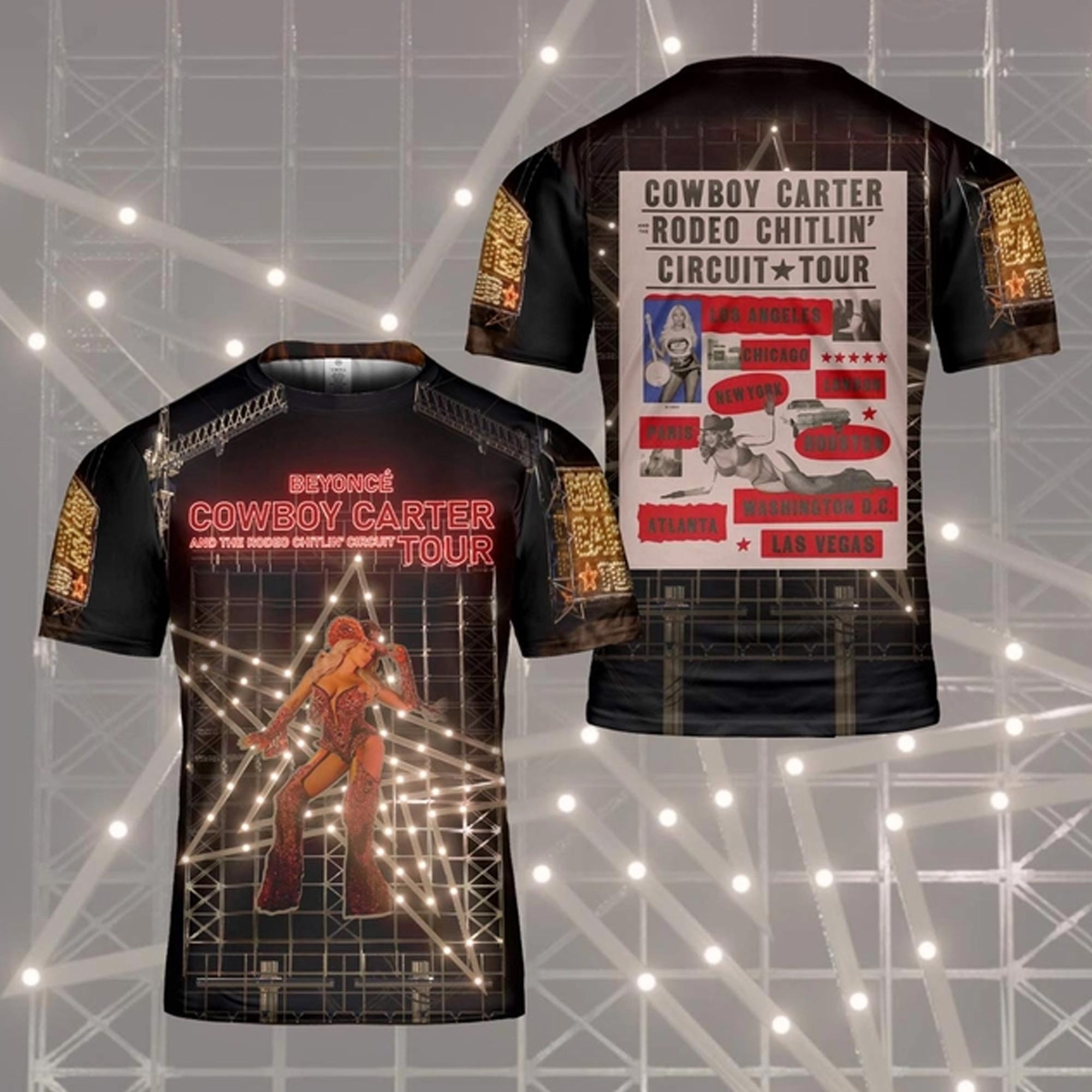 Beyonce Cowboy Carter Tour Merch T-Shirt Beyonce Cowboy Carter Tour Concert Tee Fan Gifts-1