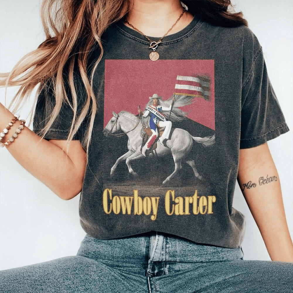 Beyonce Cowboy Carter Tour Merch T-Shirt Gifts For Beyonce Lovers Fans For Her-1