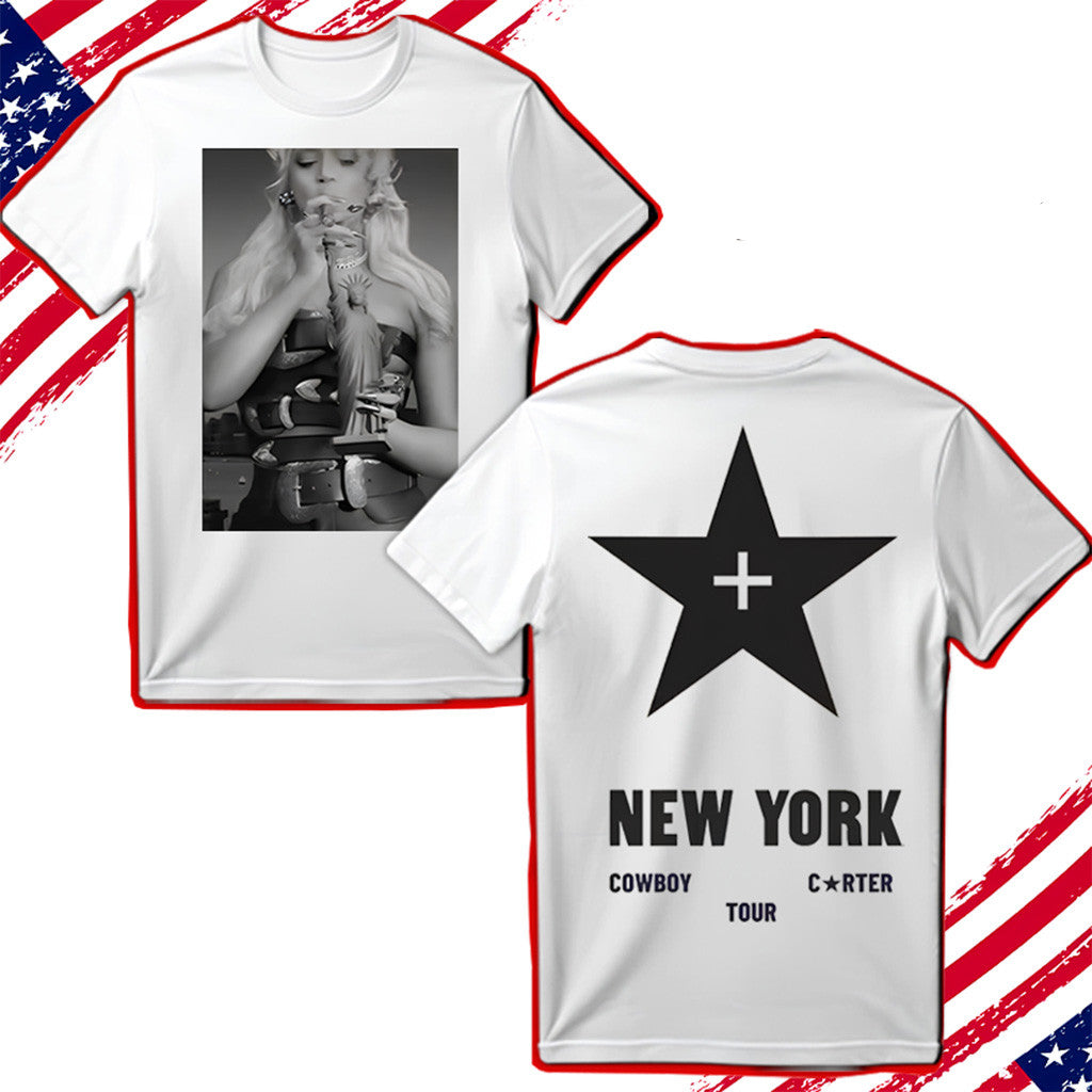 Beyonce Shirt Beyonce Cowboy Carter Tour Merch 2025 Cowboy Carter P Ris T-Shirt Friends Gifts-1